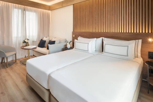 Quarto premium com terraço