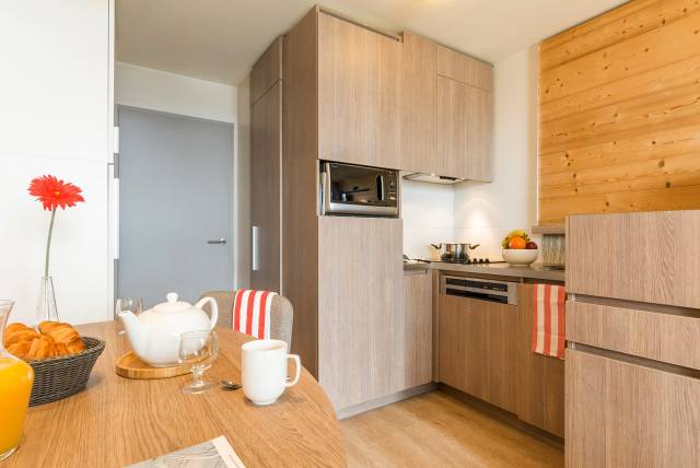 Kitchenette do Apartamento T1 superior